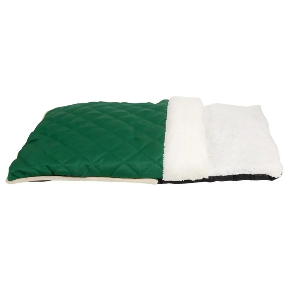 Pamper Your Pet Snuggle Sack Cat Bed Cave Soft and Washable Bed in Green